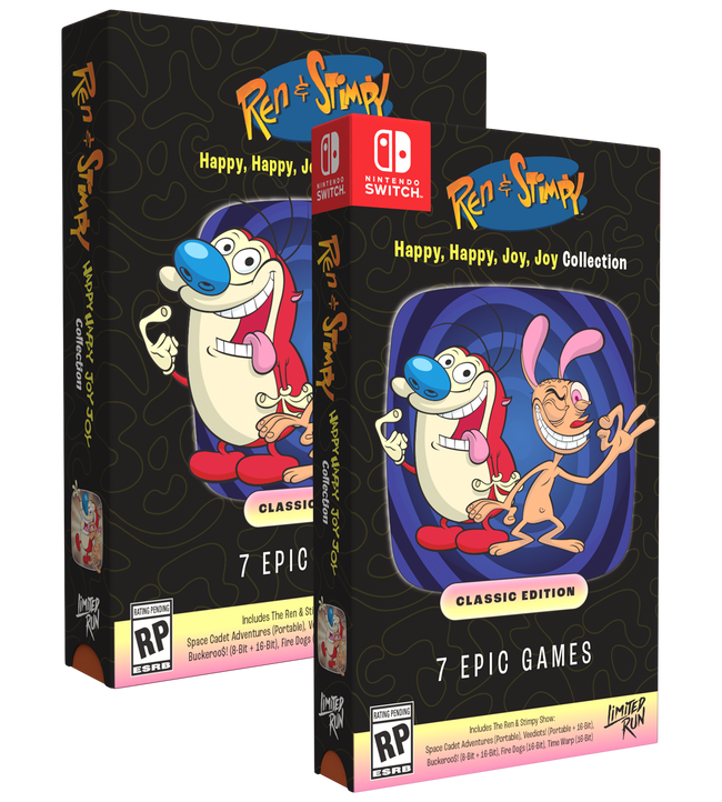 Ren & Stimpy Happy, Happy, Joy, Joy Collection Classic Edition (Switch, PS5, PC)
