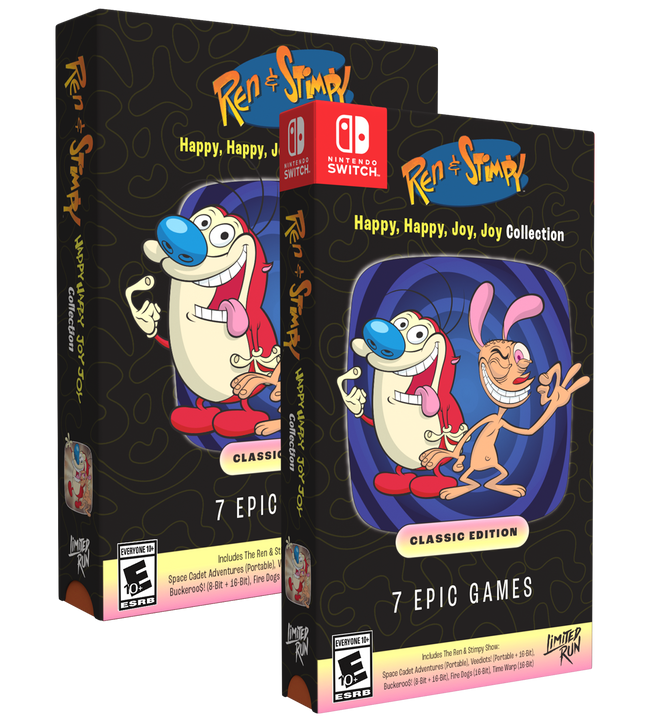 Ren & Stimpy Happy, Happy, Joy, Joy Collection Classic Edition (Switch, PS5, PC)