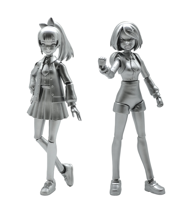 River City Girls 2 Figure Sets Silver