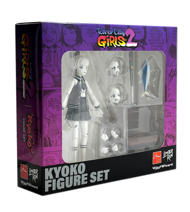 River City Girls 2 Figure Sets Black & White