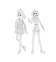 River City Girls 2 Figure Sets White