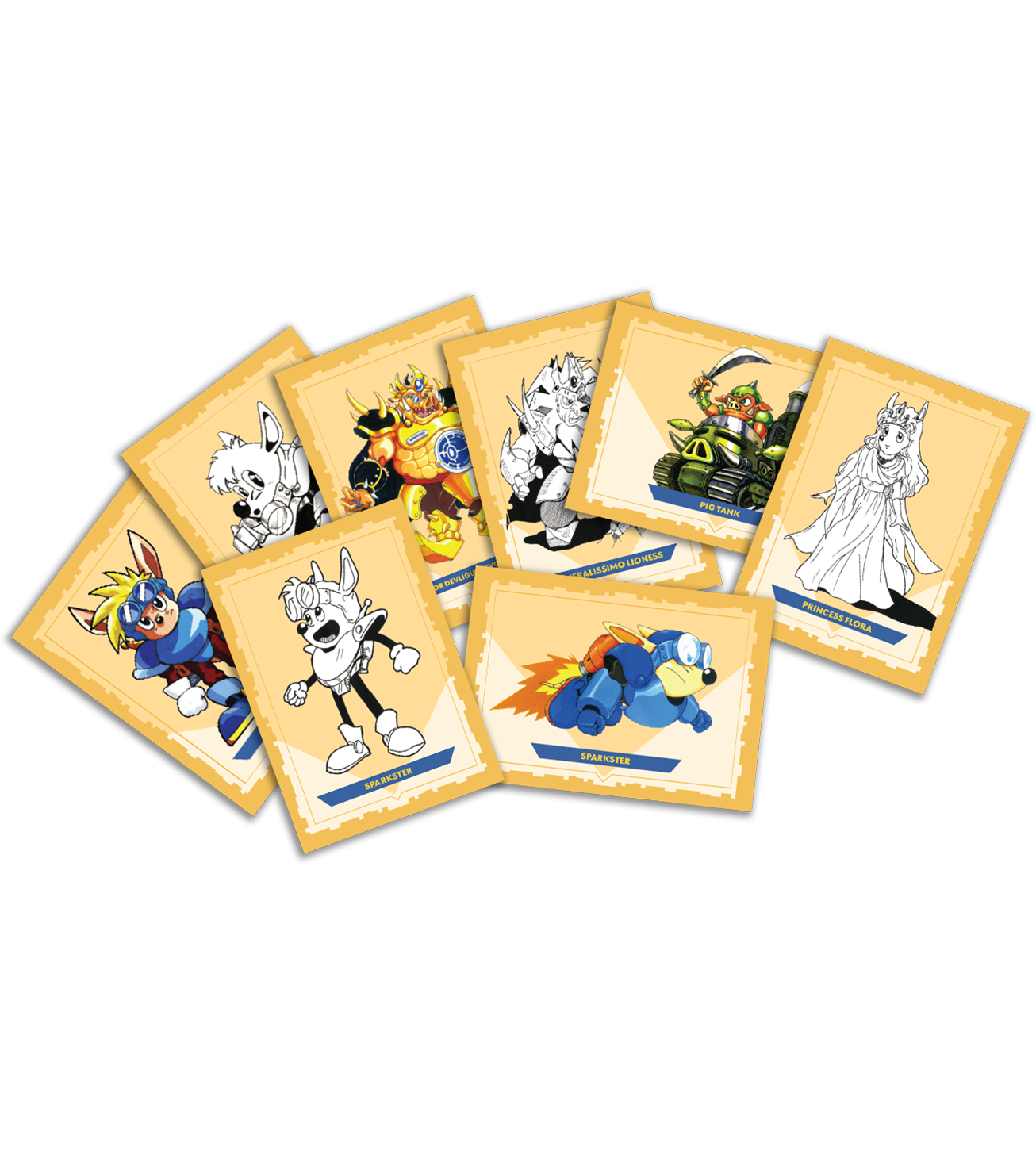 Rocket Knight Adventures ReSparked Trading Card Set Limited Run Games