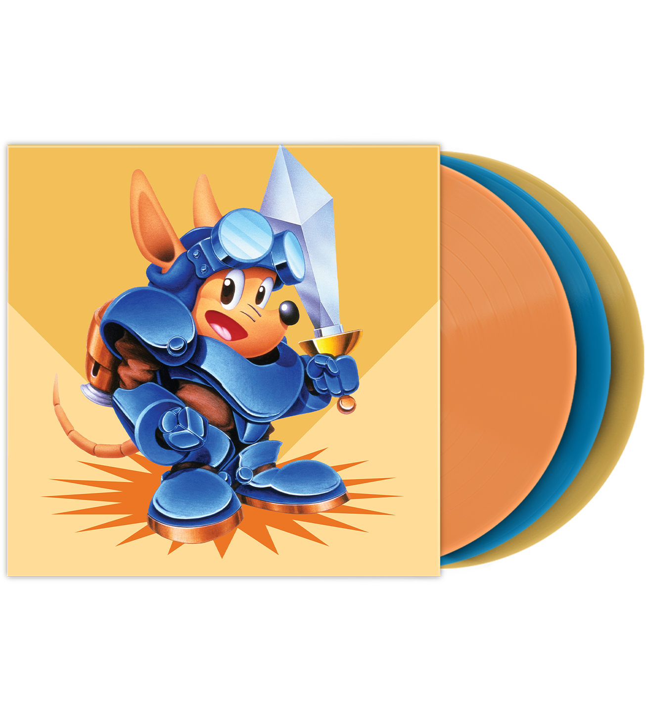 無料配達 Rocket Knight Adventures: Re-Sparked - 3 LP Vinyl Soundtrack Nintendo Switch