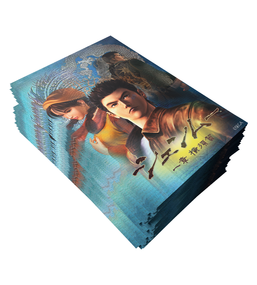 Shenmue Trading Card Sleeves Limited Run Games Shenmue Trading Card Sleeves Limited Run Games