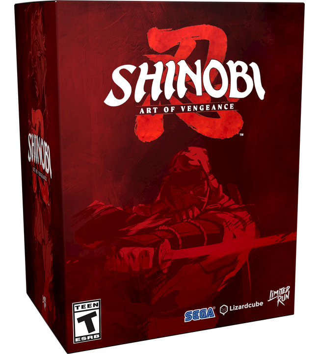 SHINOBI: Art of Vengeance Collector's Edition Contents (Switch, PS5, Xbox)