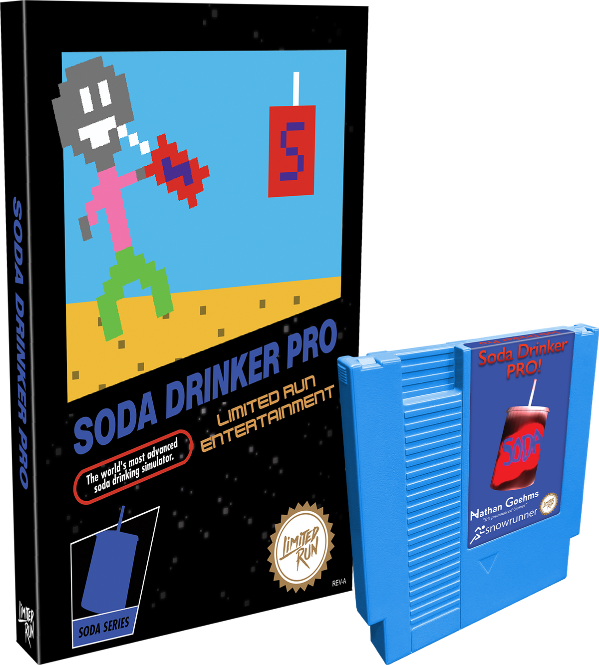 Soda Drinker Pro (NES) – Limited Run Games