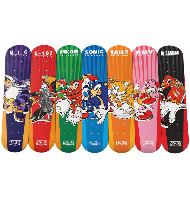 Sonic Adventure Skate Decks