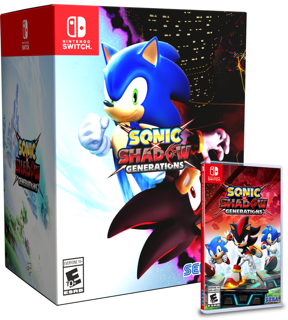 SONIC X SHADOW GENERATIONS Collector's Edition (Switch) – Limited SONIC X SHADOW GENERATIONS Collector's Edition (Switch) – Limited