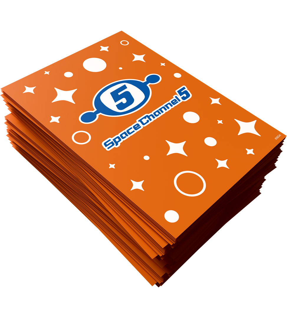 Space Channel 5 Card Sleeves Limited Run Games Space Channel 5 Card Sleeves Limited Run Games