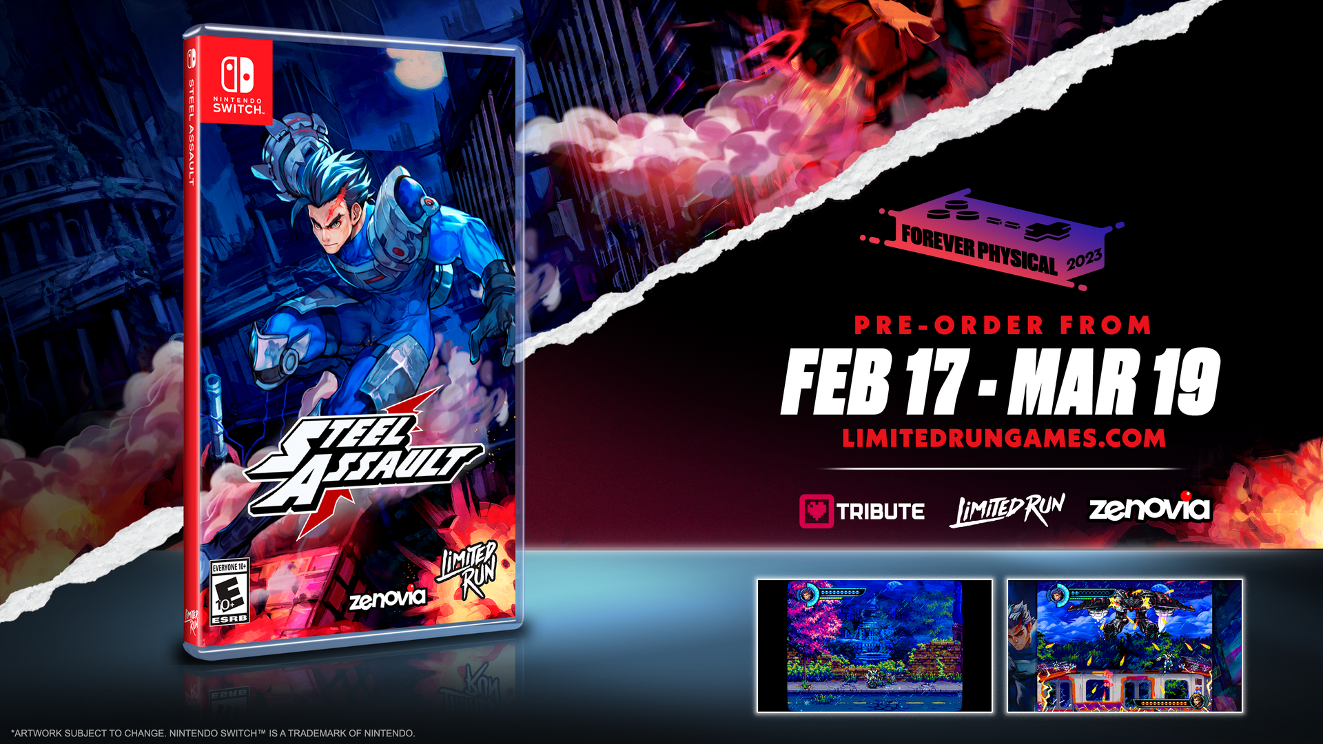 Steel Assault Nintendo Switch 限定版 スイッチ Switch Limited Run #179: Steel Assault – Limited Run Games