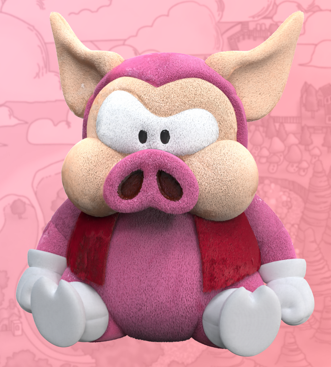 Tomba Koma Pig Plush – Limited Run Games