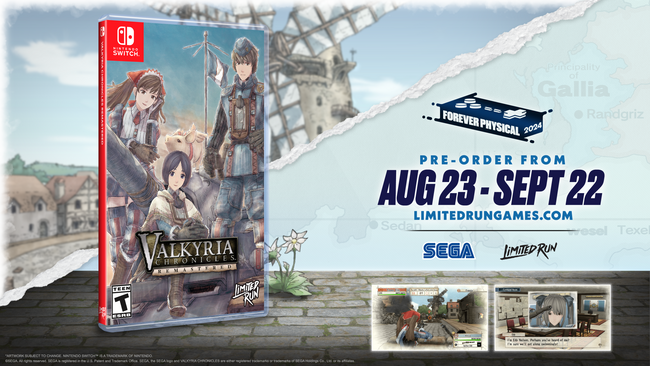 Switch Limited Run #254: Valkyria Chronicles Remastered