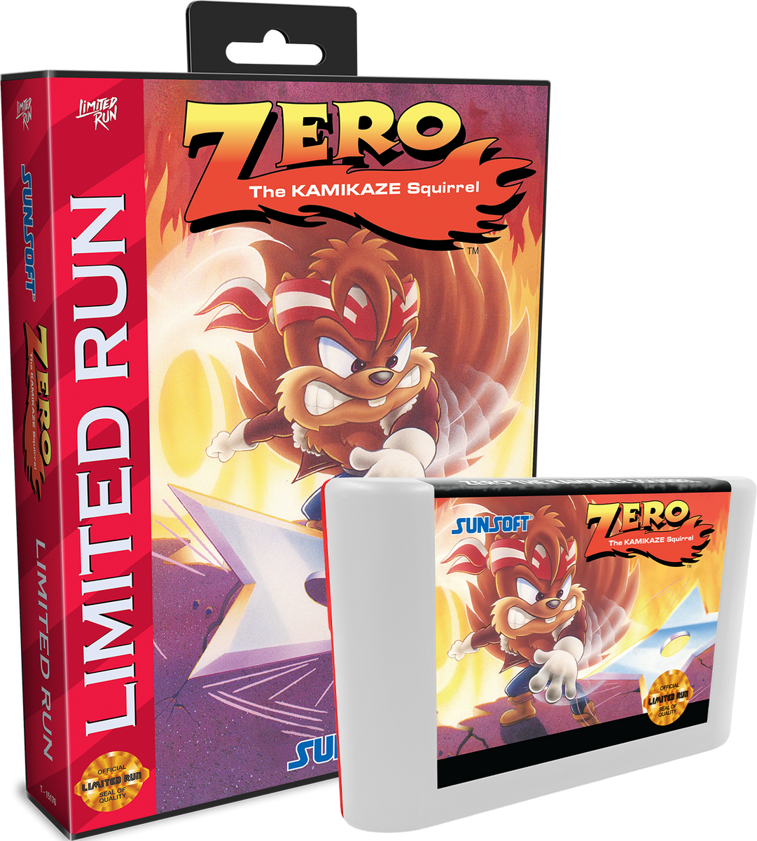 Zero the Kamikaze Squirrel (Genesis) – Limited Run Games