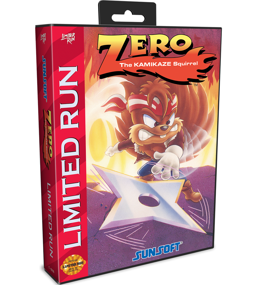 Zero the Kamikaze Squirrel (Genesis) – Limited Run Games Zero the Kamikaze Squirrel (Genesis) – Limited Run Games