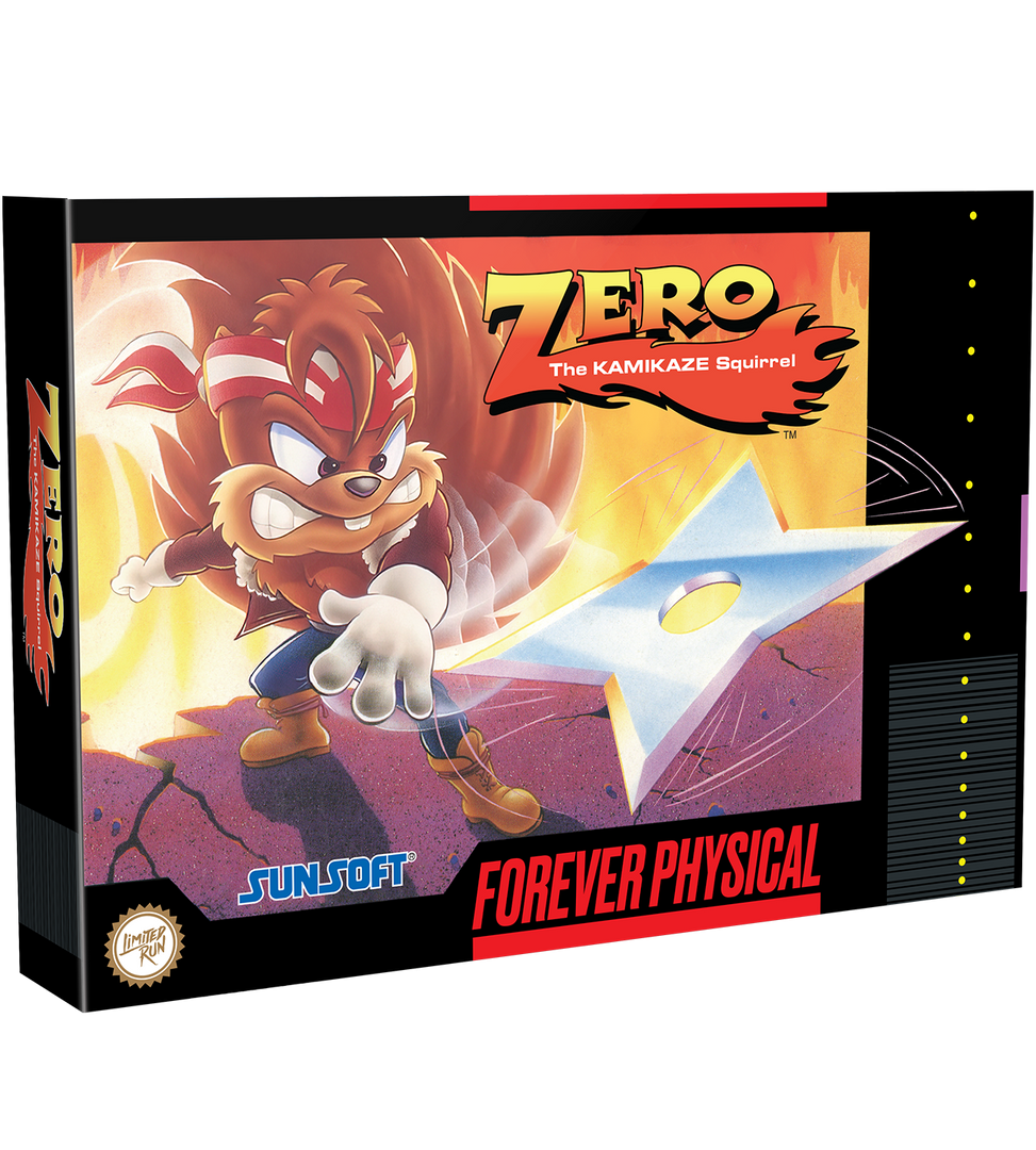 Zero the Kamikaze Squirrel (SNES) – Limited Run Games Zero the Kamikaze Squirrel (SNES) – Limited Run Games