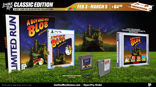 PS5 Limited Run #48: A Boy and His Blob Retro Collection Collector's Edition