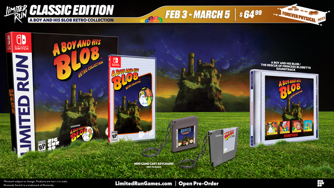 Switch Limited Run #175: A Boy and His Blob Retro Collection Collector's Edition