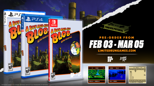 Switch Limited Run #175: A Boy and His Blob Retro Collection