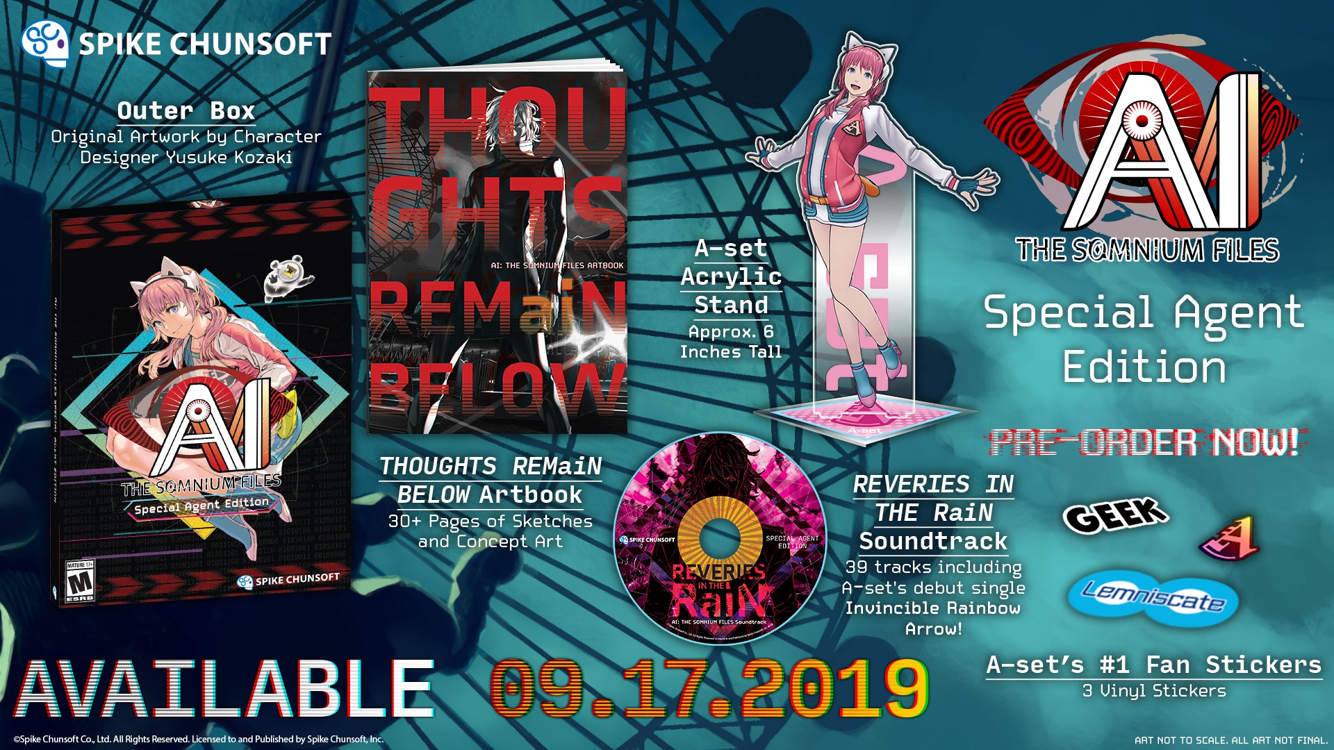 AI: THE SOMNIUM FILES Special Agent Edition (PC) – Limited Run Games