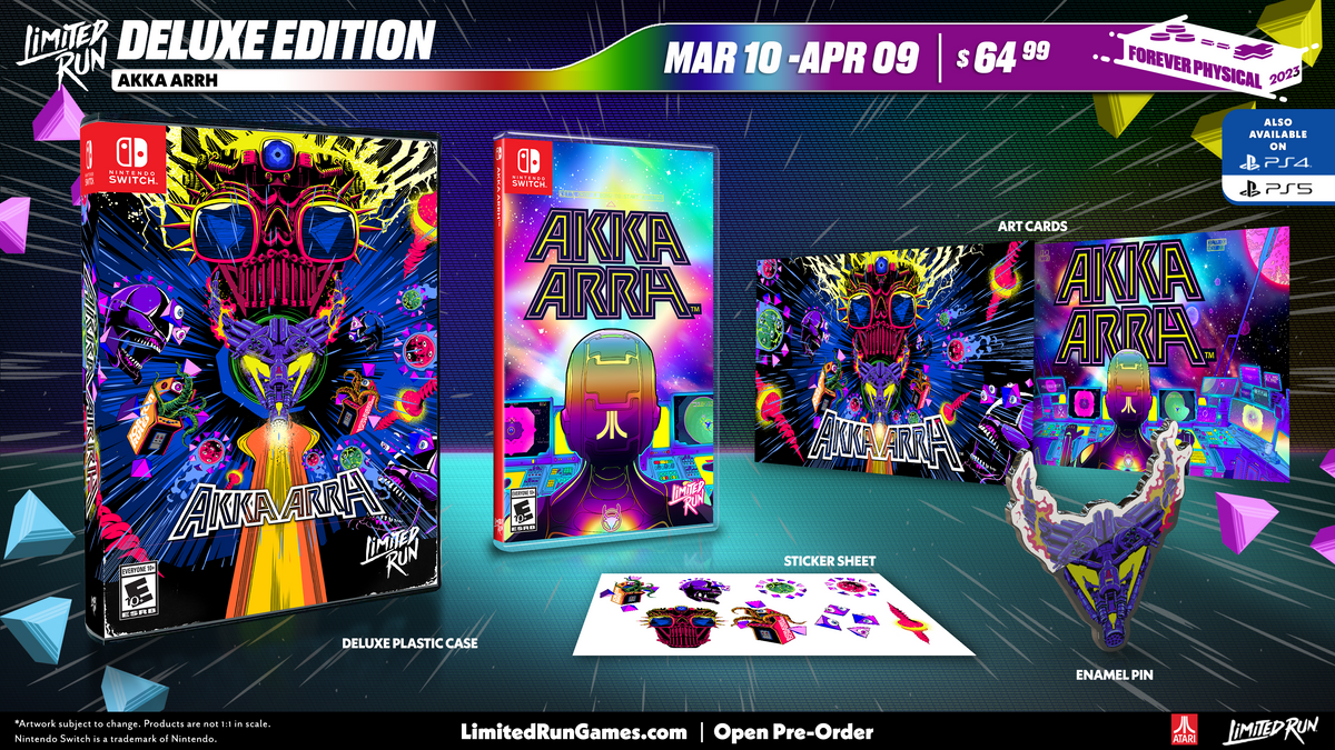 Switch Limited Run #181: Akka Arrh Deluxe Edition – Limited Run Games