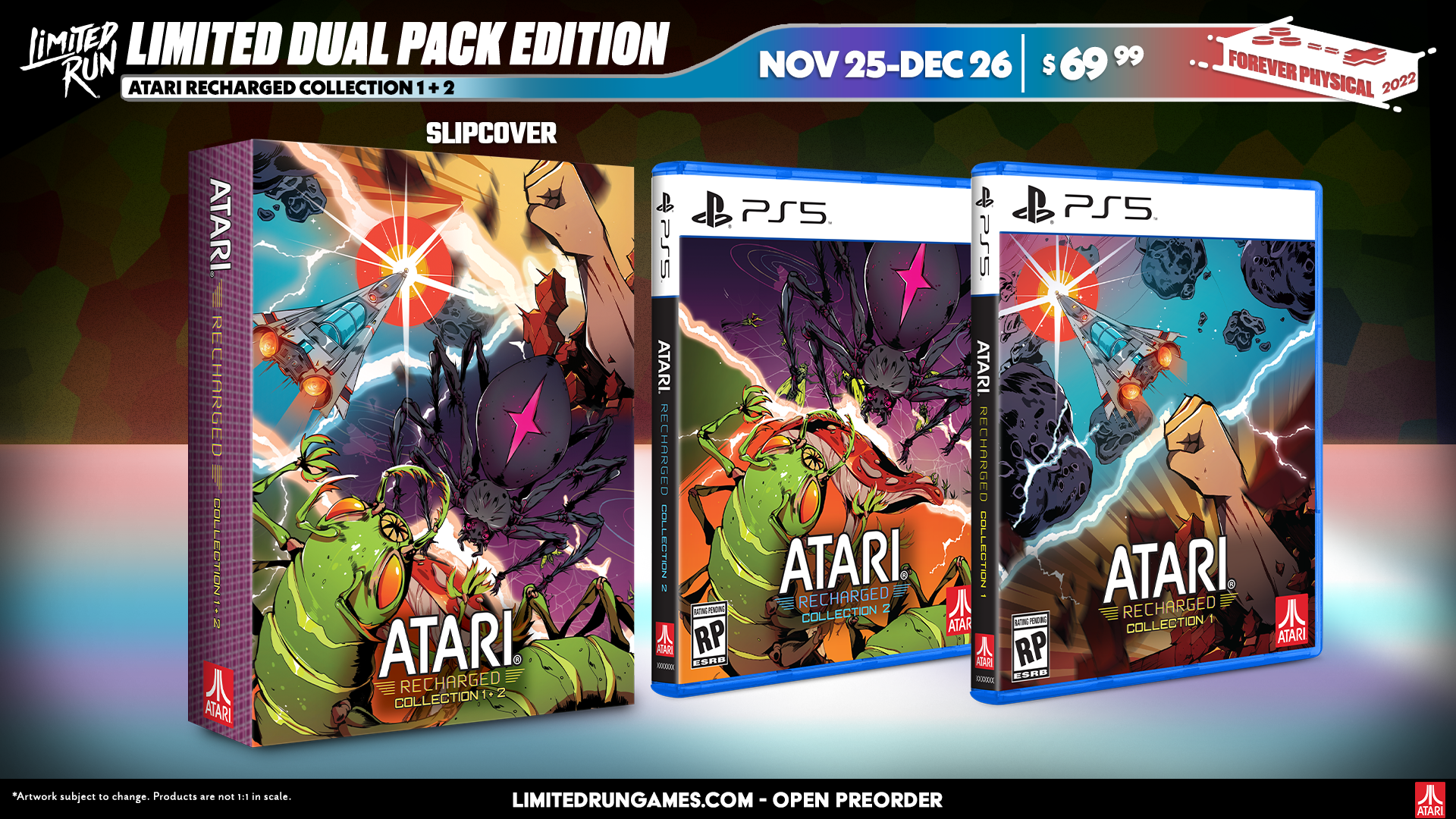 Nintendo Switch Atari Recharged Collection 1+2 Dual Pack Amazon.com: Atari Recharged Collection 1 + 2 w/ Slipcover
