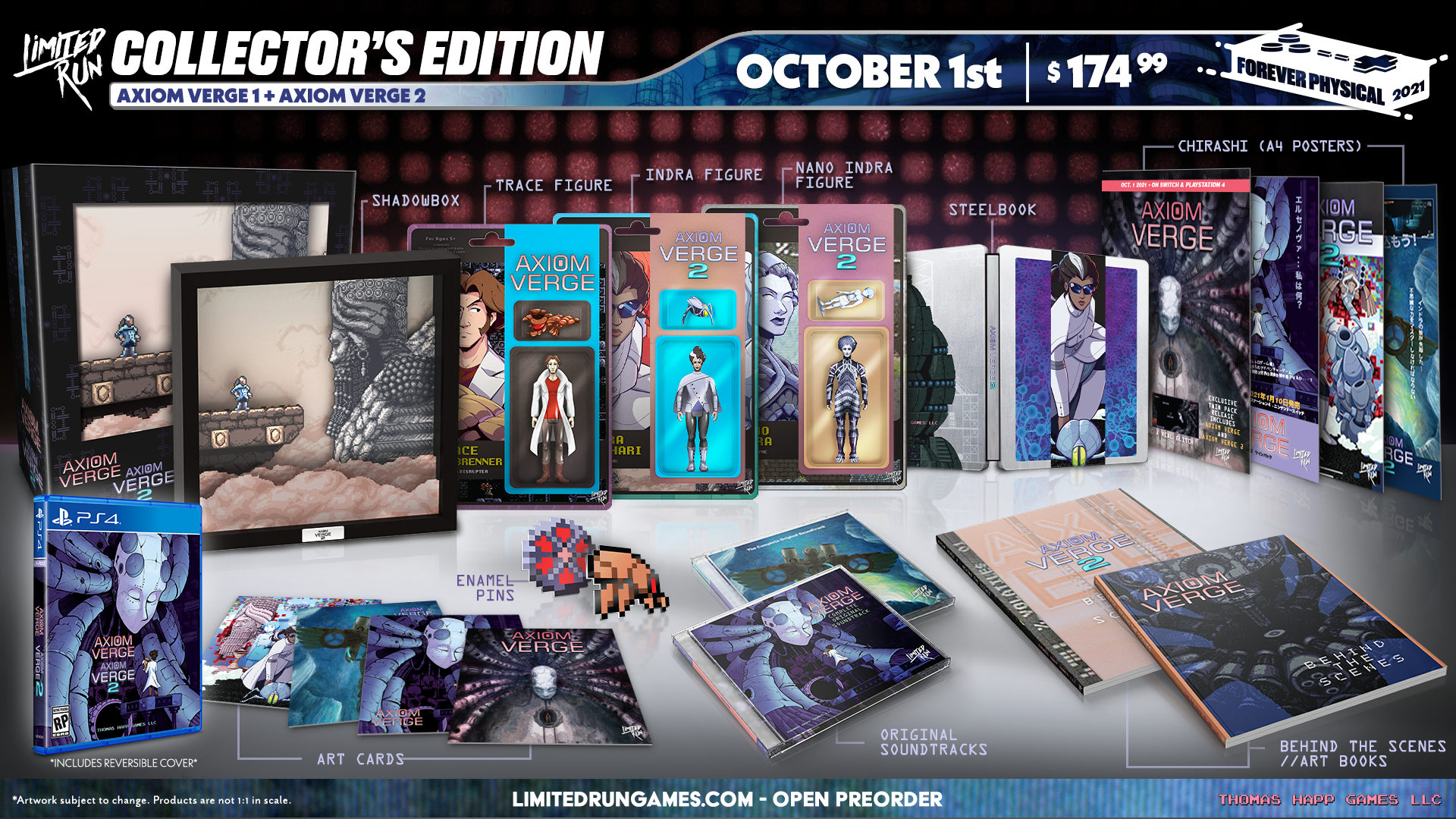 特別価格 Limited Run #430: Axiom Verge 1 & 2 Double Pack Collector's PS4ソフト