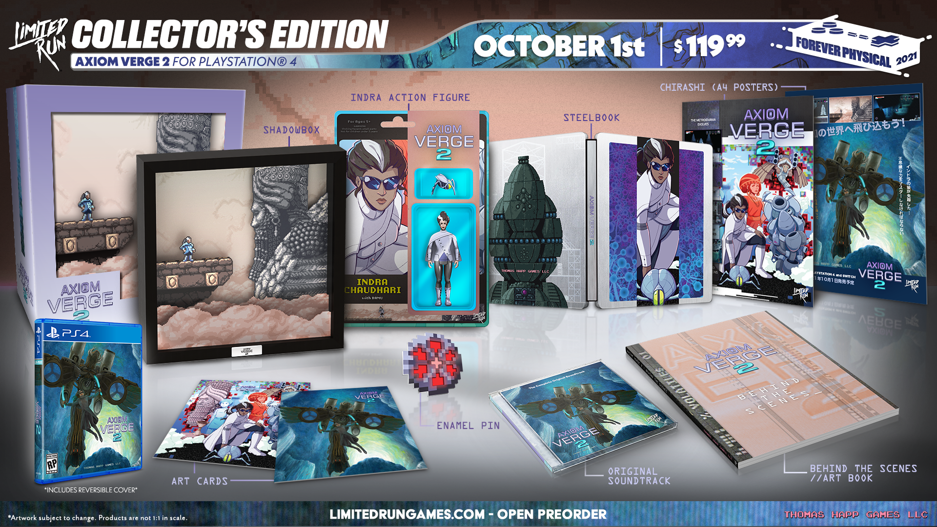 Limited Run #430 Axiom Verge 2 Collector's Edition (PS4) – Limited Limited Run #430 Axiom Verge 2 Collector's Edition (PS4) – Limited