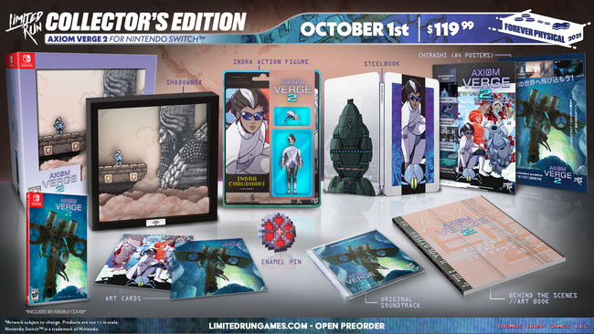 Switch Limited Run #123: Axiom Verge 2 Collector's Edition