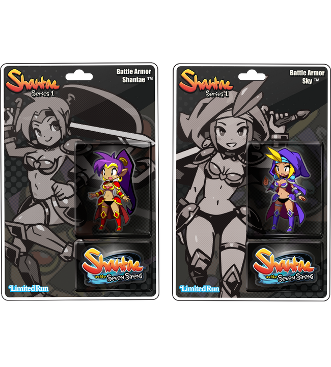 Shantae and the Seven Sirens Blister Pack Acrylic Figures