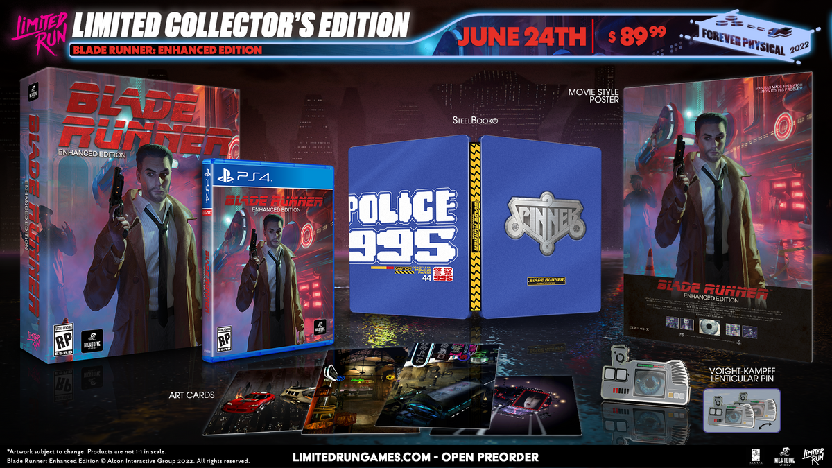 Limited Run #466: Blade Runner: Enhanced Edition Collector's Edition (PS4)