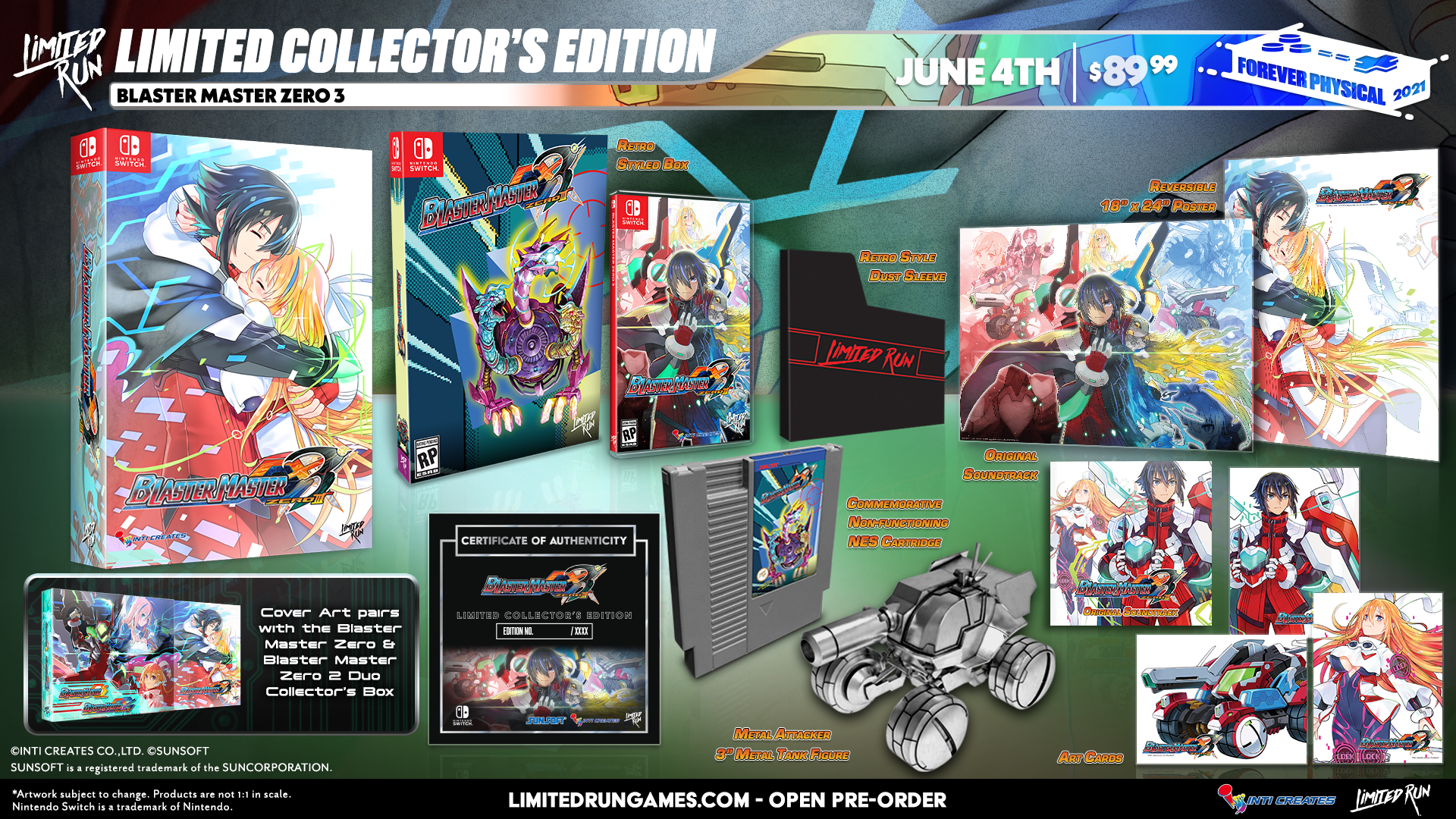 Switch Limited Run #109: Blaster Master Zero 3 Collector's Edition