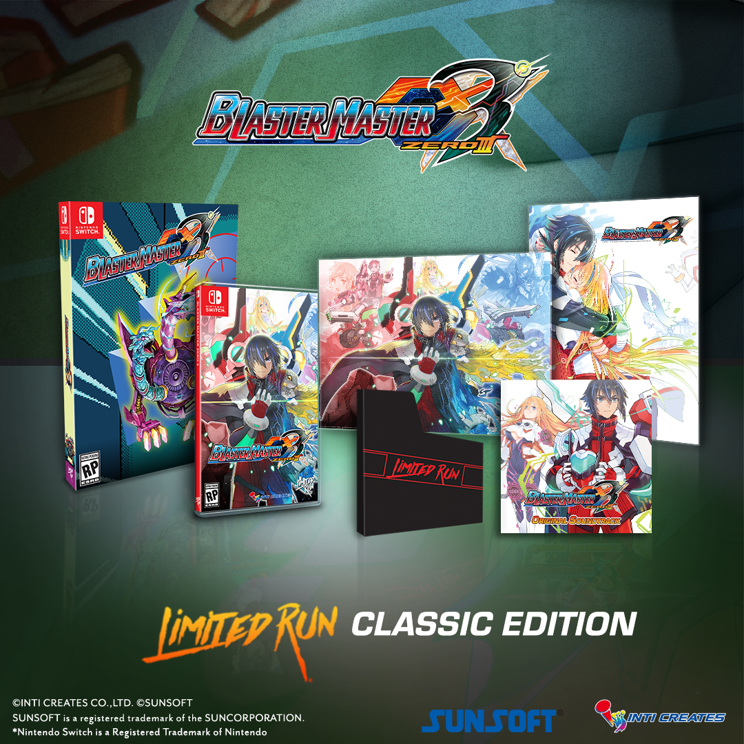 Switch Limited Run 109 Blaster Master Zero 3 Classic Edition