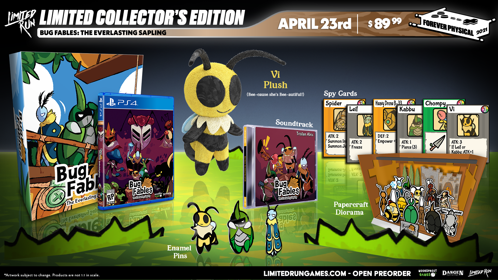Limited Run #400: Bug Fables: The Everlasting Sapling Collector's Edit –  Limited Run Games