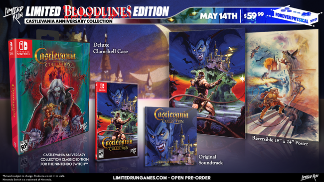 Switch Limited Run #106: Castlevania Anniversary Collection - Bloodlines Edition
