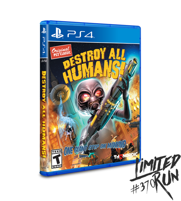 Limited Run 370 Destroy All Humans PS4