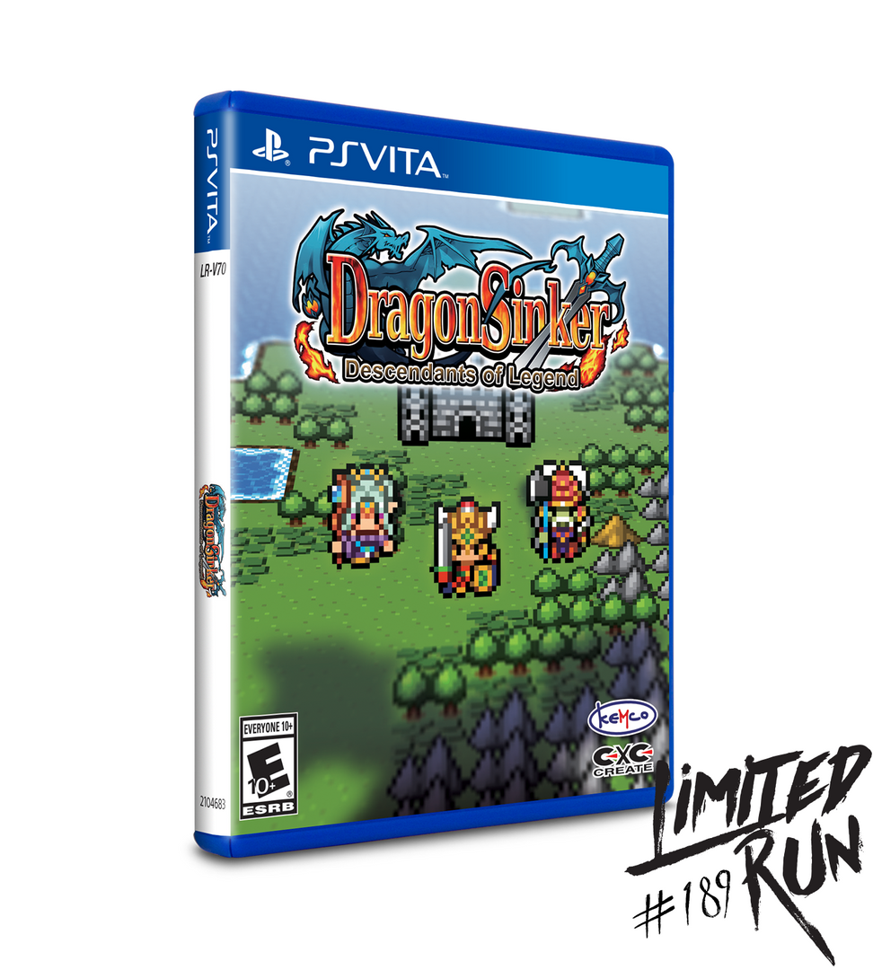 PS Vita : DRAGON SINKER # 189 Limited Run - NEUF / NEW PS Vita : DRAGON SINKER # 189 Limited Run - NEUF / NEW