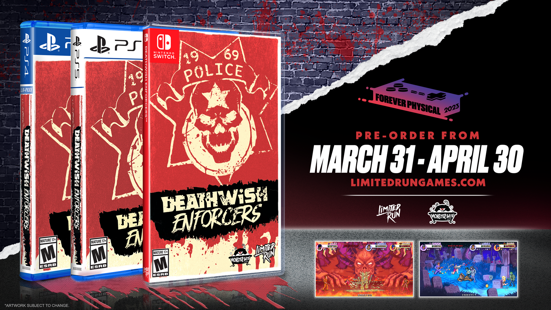 Switch Limited Run #185: Deathwish Enforcers – Limited Run Games