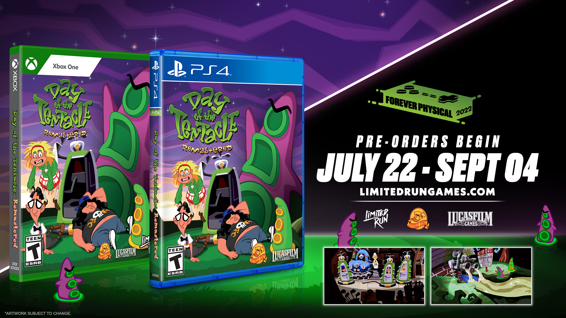 ゲームキャラクター RT-121497 Xbox Limited Run #2: Day of the Tentacle Remastered – Limited Run