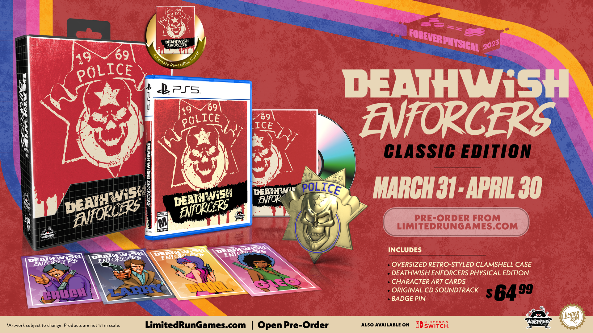 PS5 Limited Run #56: Deathwish Enforcers Classic Edition – Limited