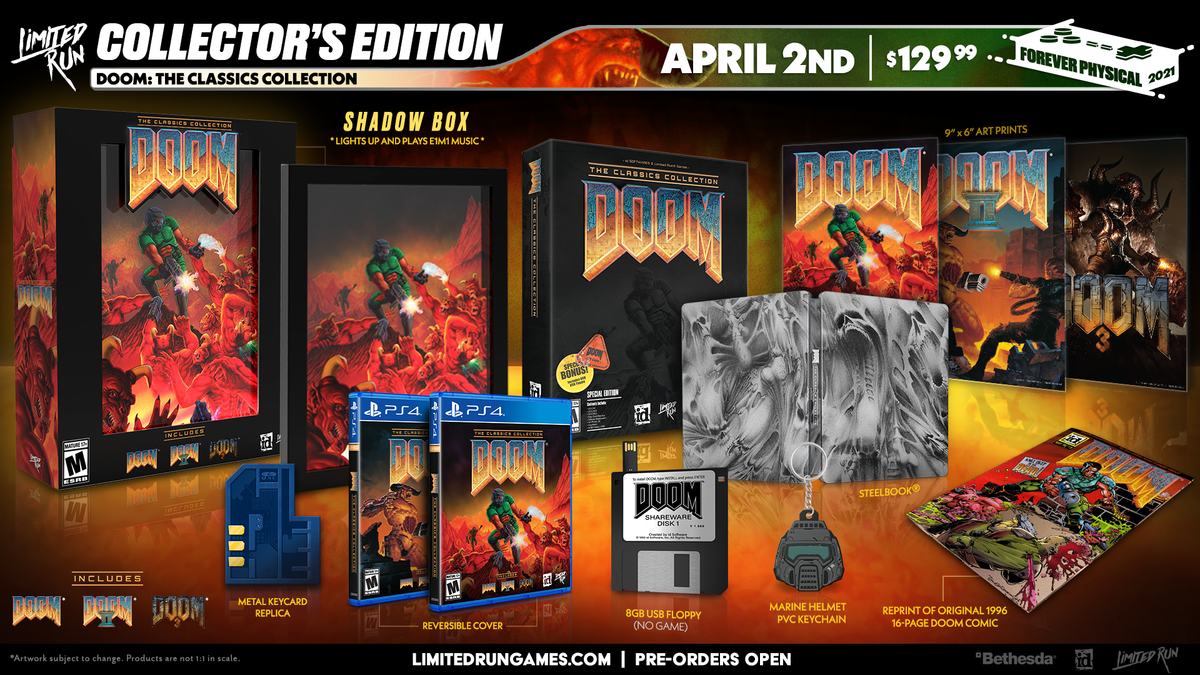 Limited Run #395: DOOM: The Classics Collection Collector's Edition (PS4)