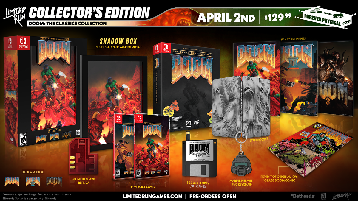 Switch Limited Run #102: DOOM: The Classics Collection Collector's Edition