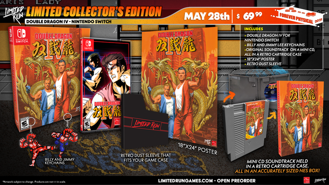 Switch Limited Run #107: Double Dragon IV Classic Edition