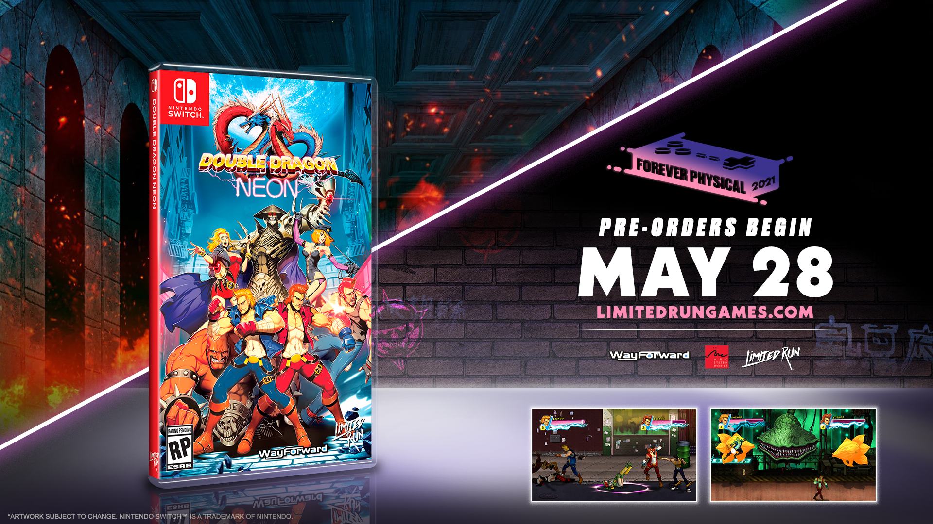 Switch Limited Run #108: Double Dragon Neon – Limited Run Games Switch Limited Run #108: Double Dragon Neon – Limited Run Games