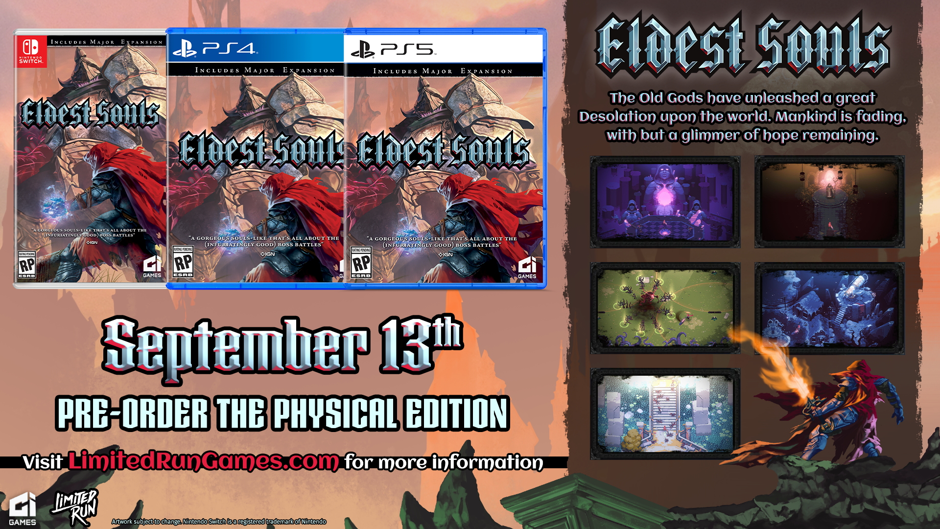 Eldest Souls (Switch) – Limited Run Games