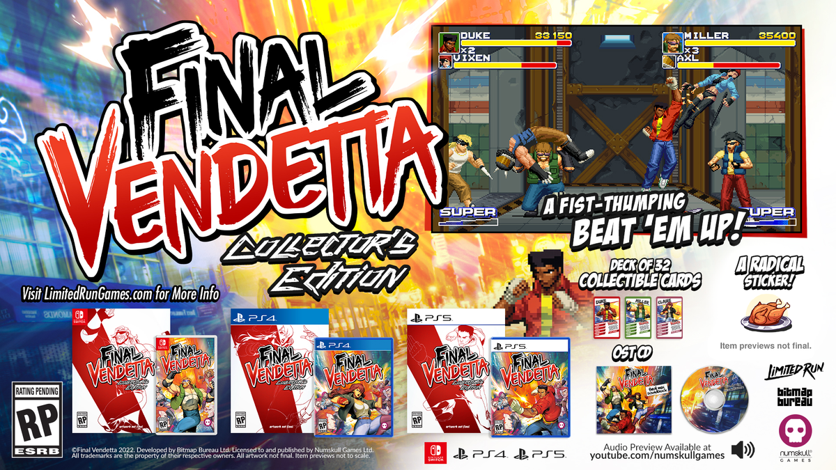 Final Vendetta Collector's Edition (Switch)