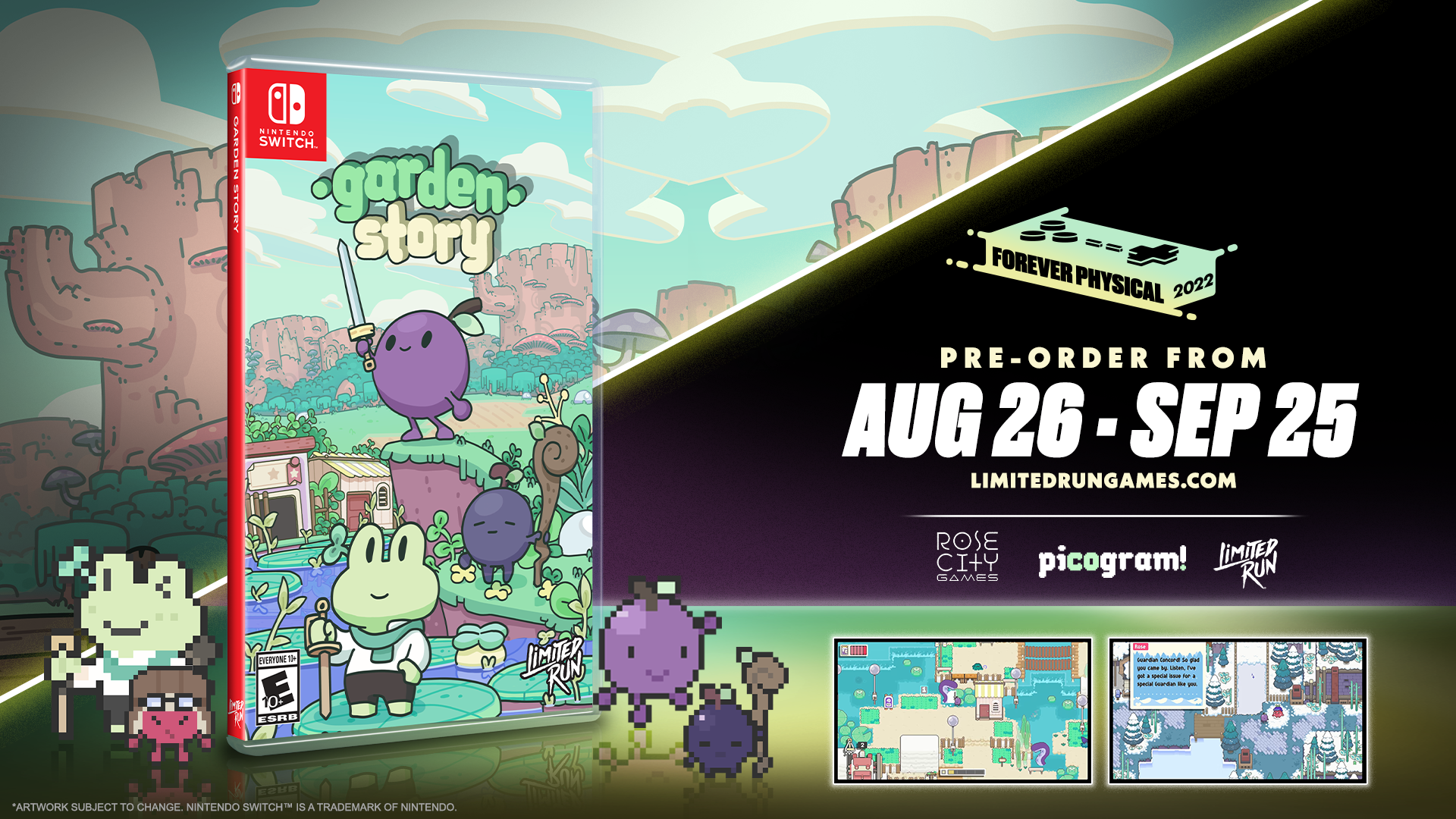 Switch Limited Run #159: Garden Story – Limited Run Games Switch Limited Run #159: Garden Story – Limited Run Games