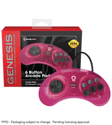 Official Sega Genesis Pink Controller