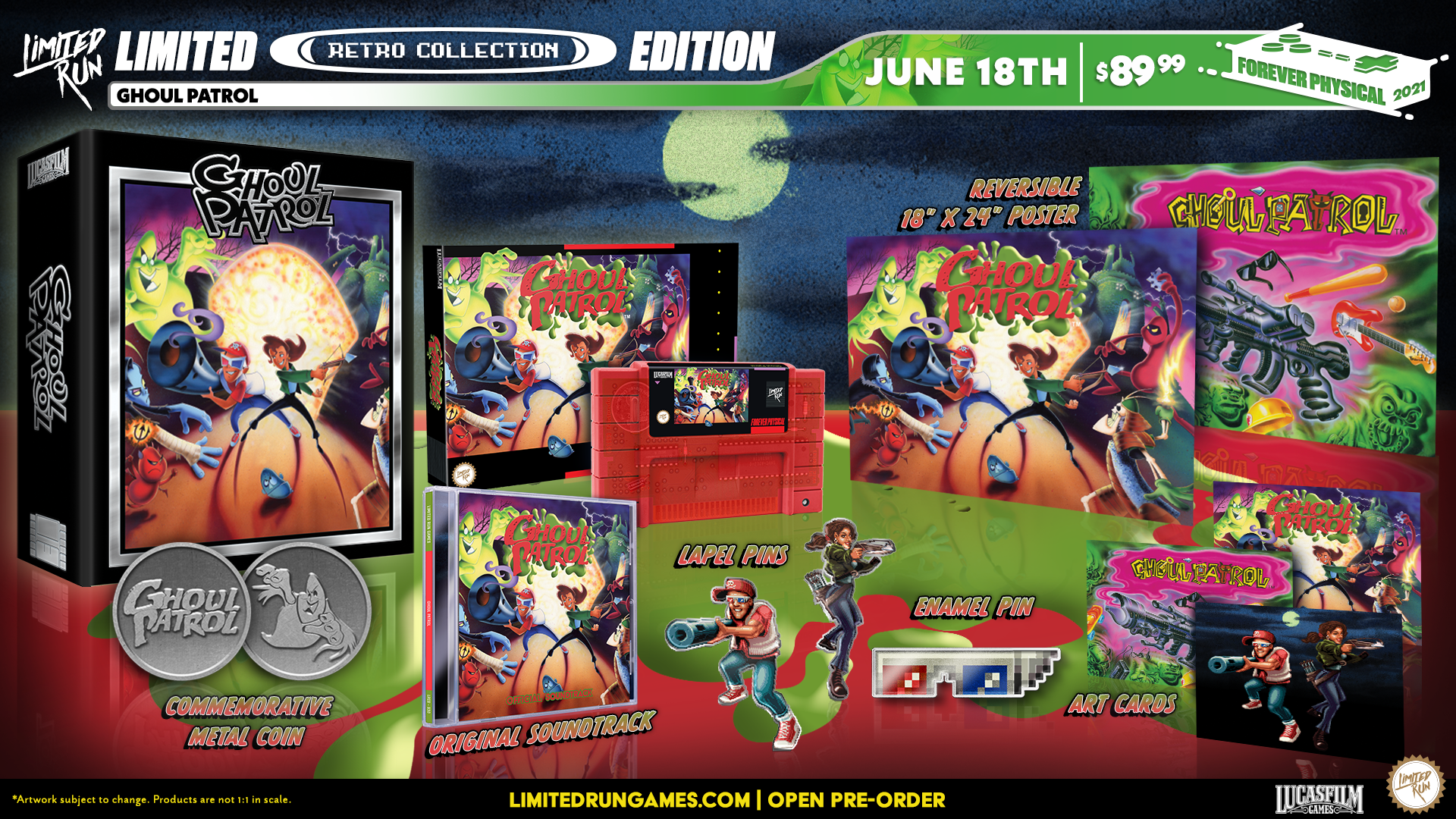 【2024新春福袋】 Ghoul Patrol Premium Edition (SNES) – Limited Run Games スーパーファミコン