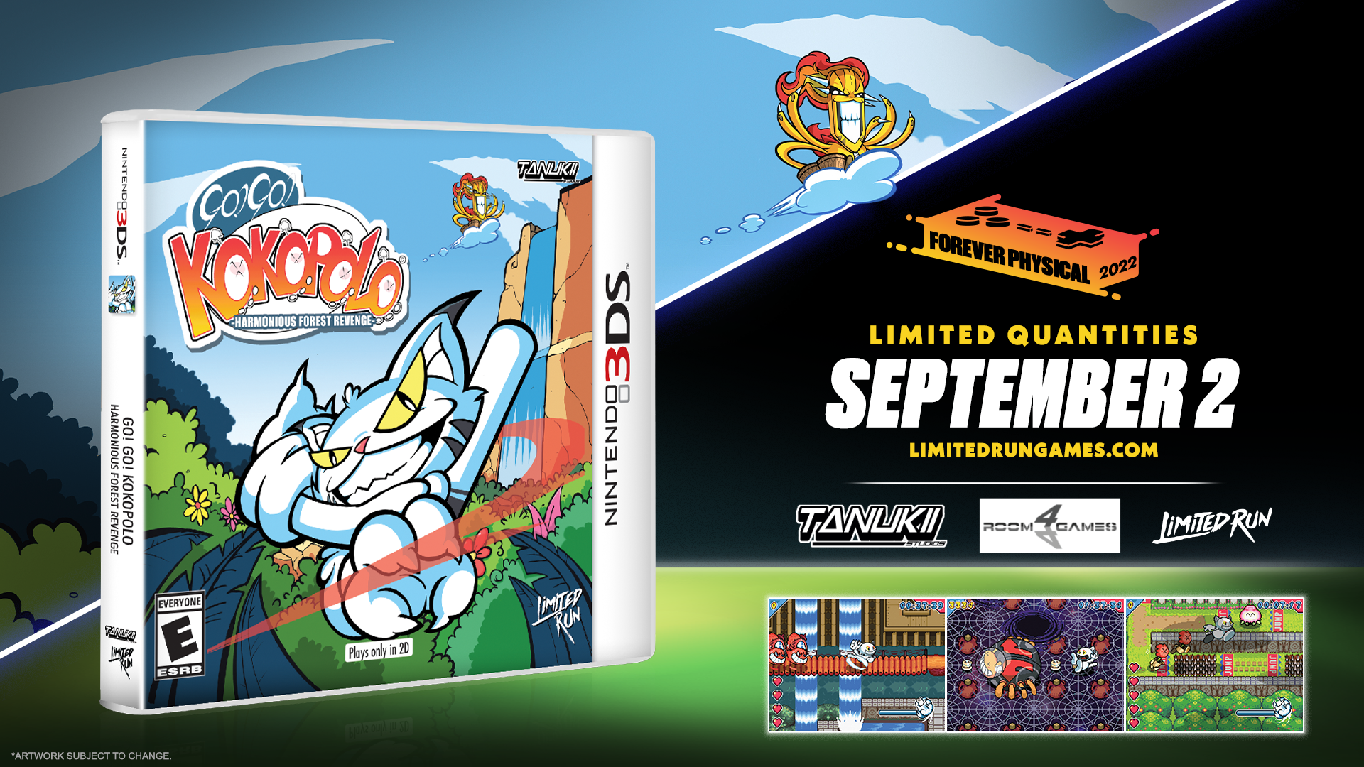 Go! Go! Kokopolo: Harmonious Forest Revenge (3DS) – Limited Run Games