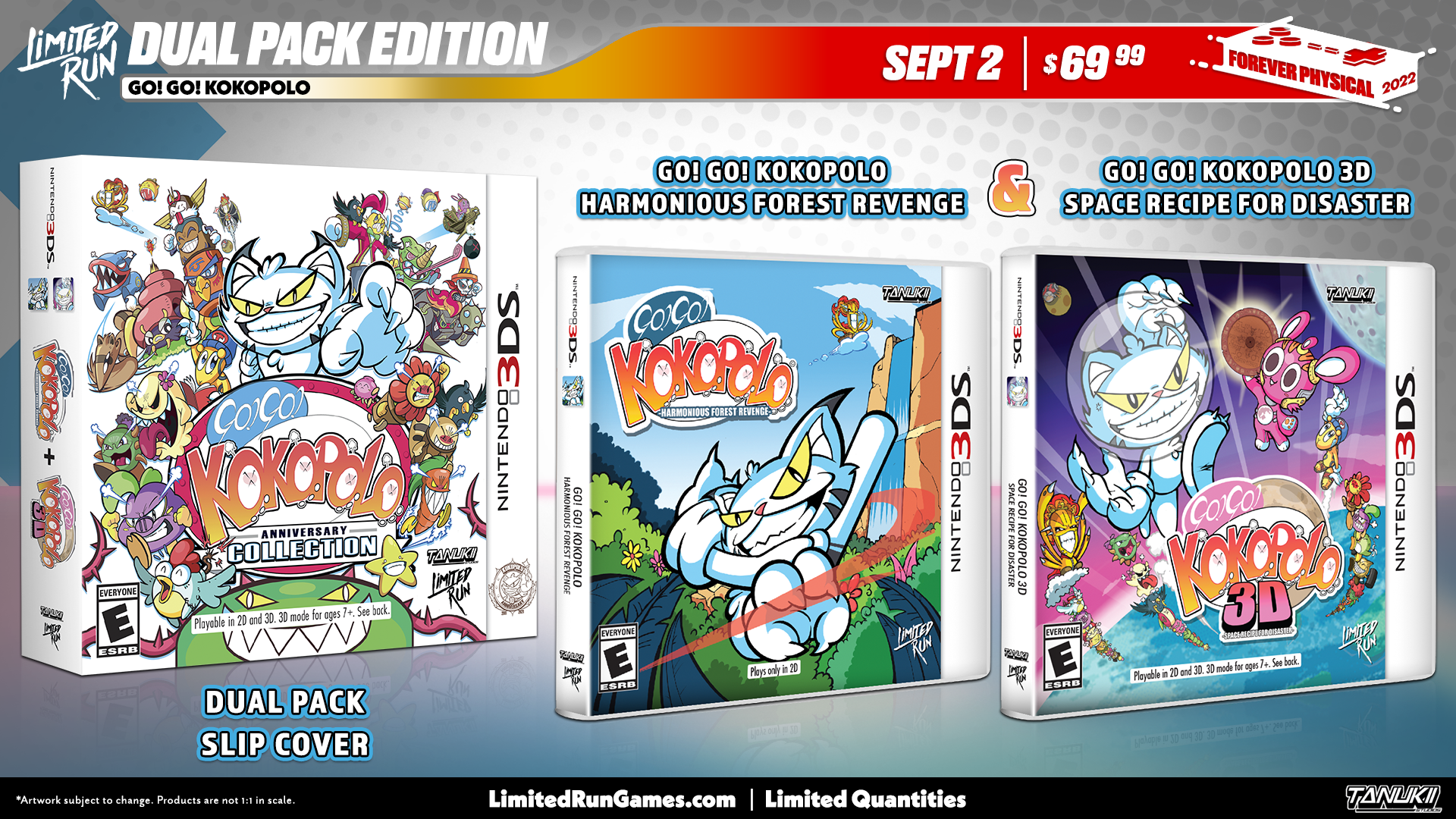 Go! Go! Kokopolo Dual Pack (3DS) – Limited Run Games
